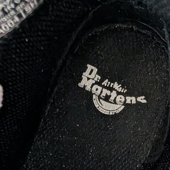 Dr. Martens White Leather Savala Lace Up Combat Boots Youth Size 2 - Picture 9 of 13